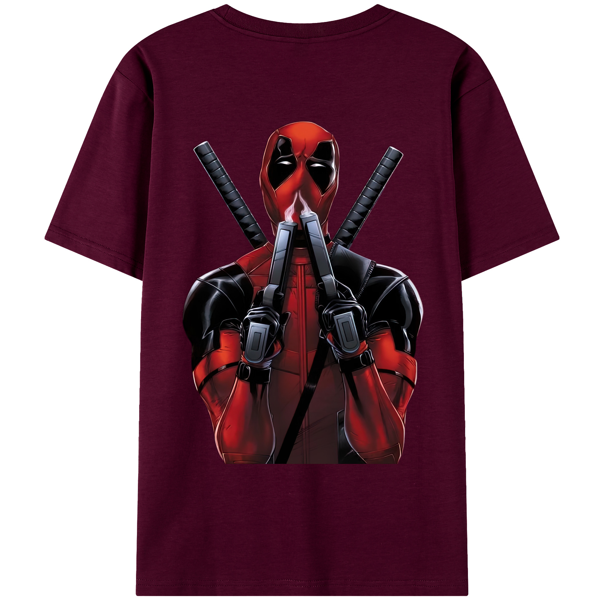 （画像用） Deadpool デッドプール レディース半袖Tシャツ(バックプリント)